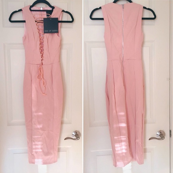 Tiger Mist / Rise of Dawn Phoenix Lace Up Dress - Picture 4 of 8